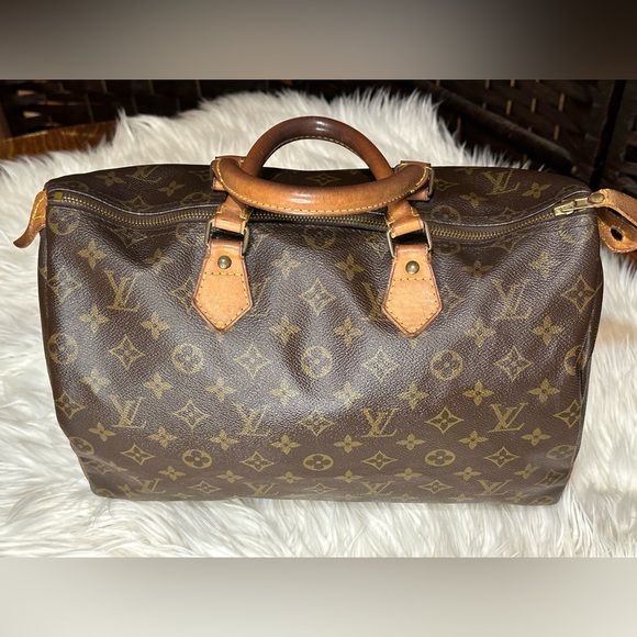 Louis Vuitton Monogram Speedy 35 Good Vintage Condition - Picture 2 of 16